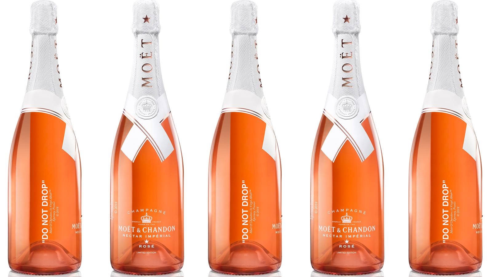 Buy Moët & Chandon Nectar Impérial Rosé by Virgil Abloh - The Best Wine  Store